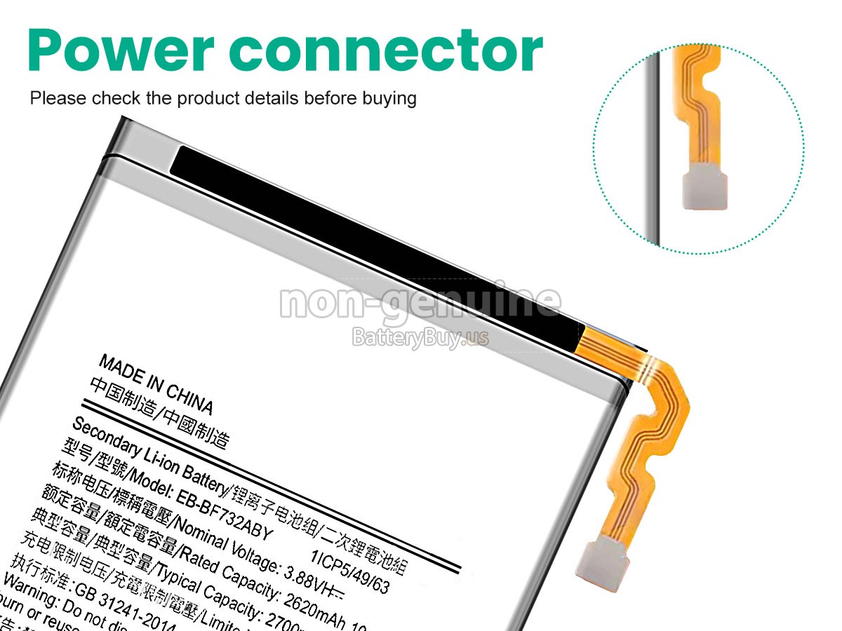 battery for Samsung EB-BF732ABY