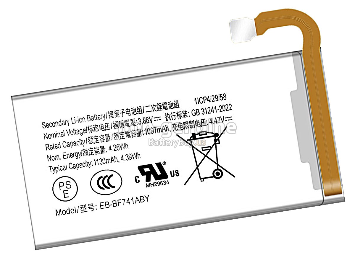 battery for Samsung EB-BF741ABY