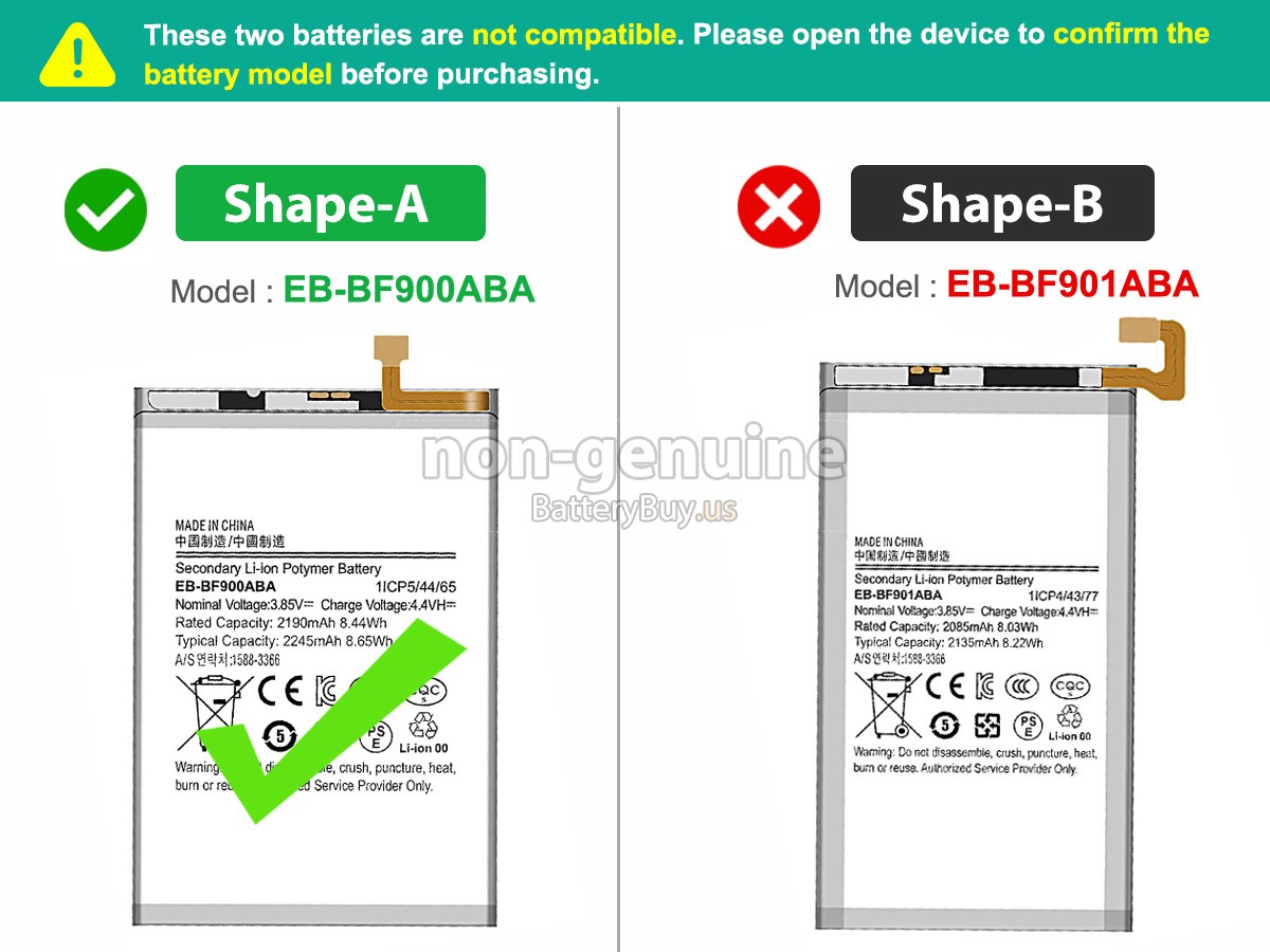 battery for Samsung Z FOLD1