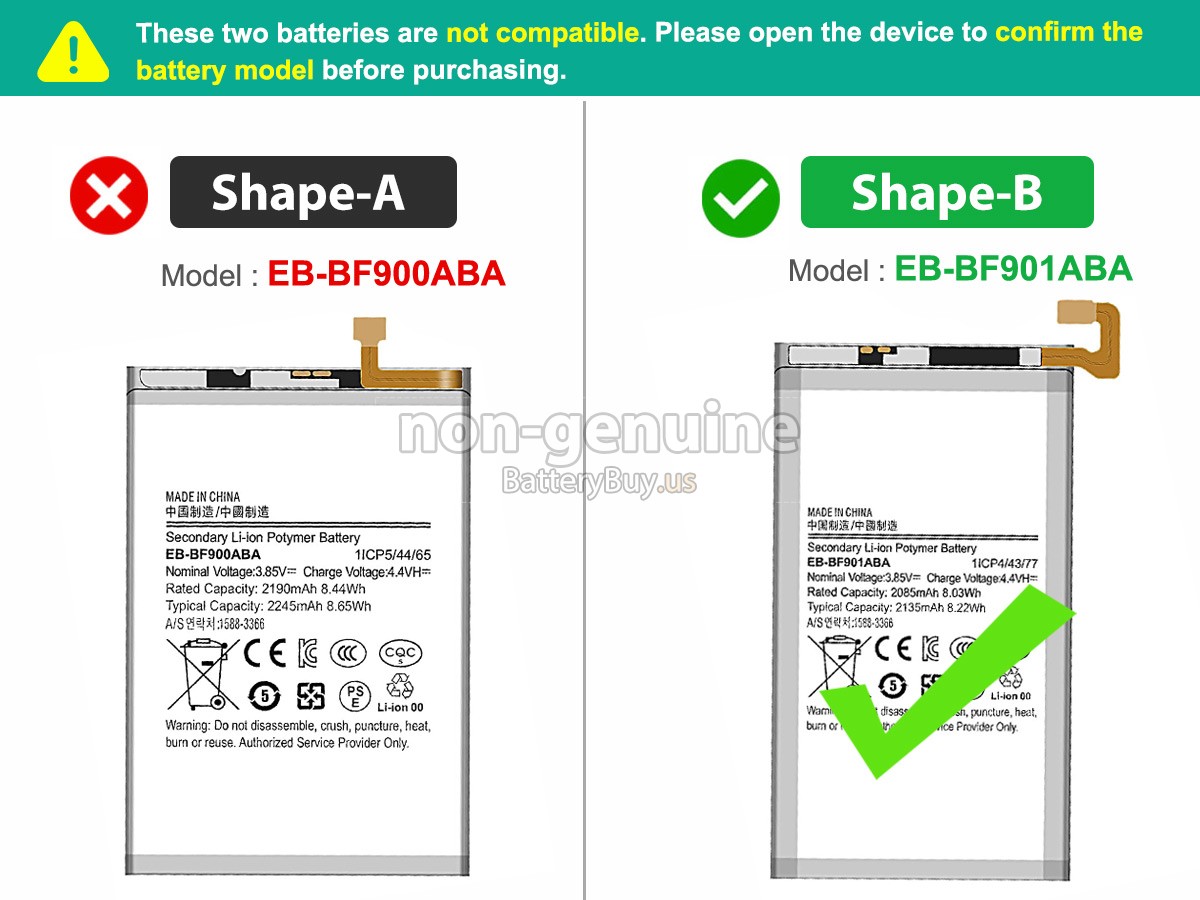 battery for Samsung Z FOLD1