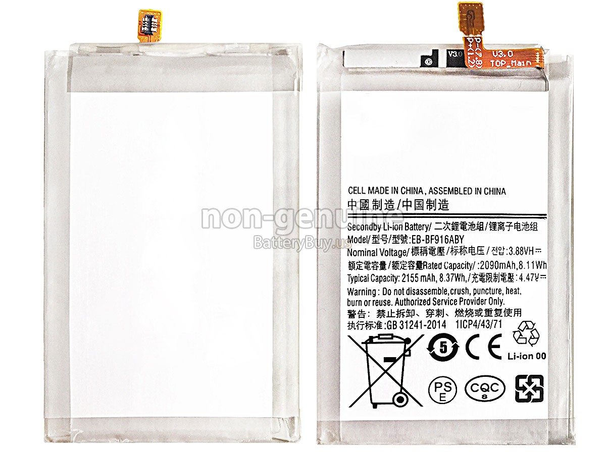 battery for Samsung EB-BF916ABY
