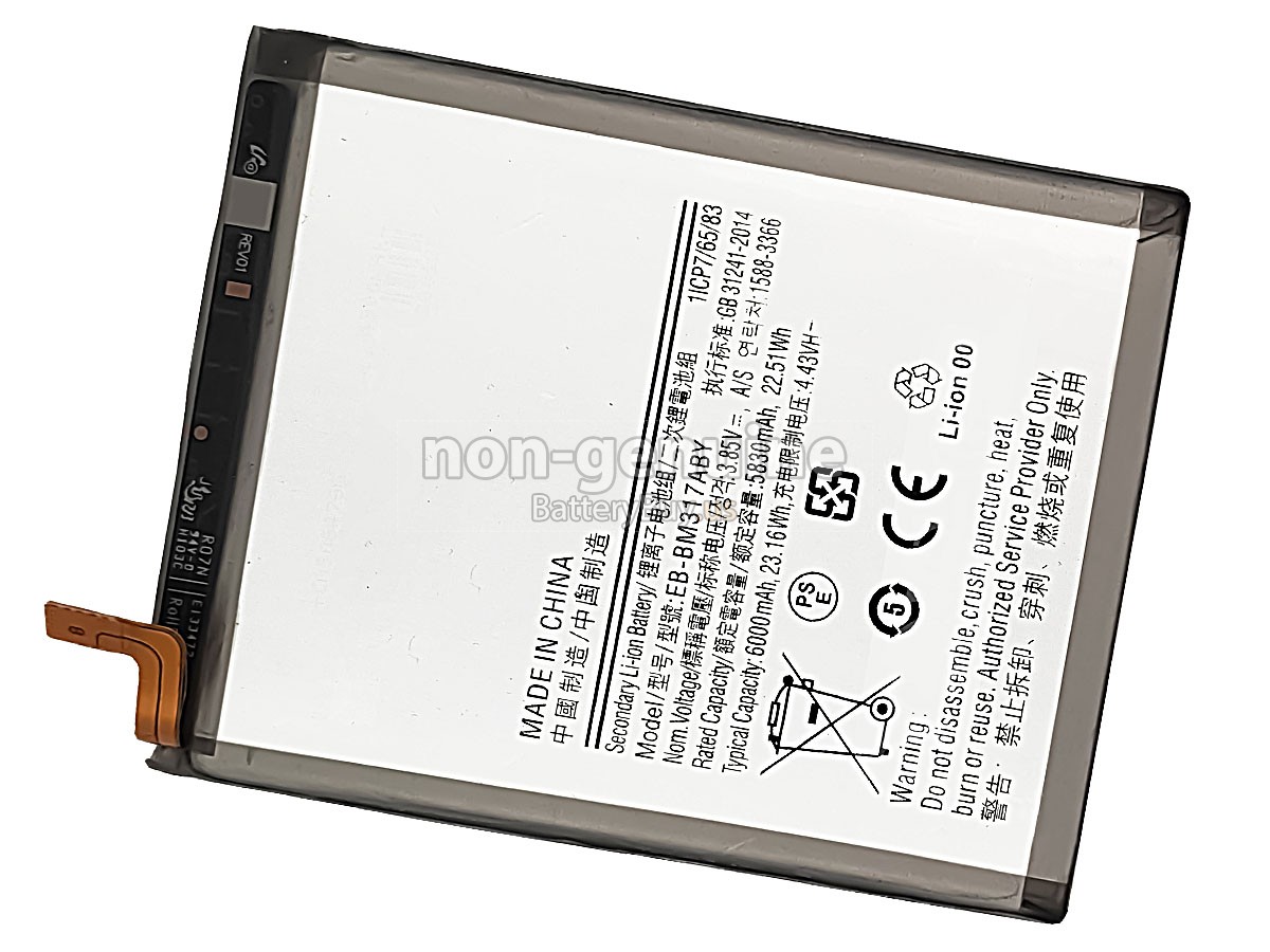 battery for Samsung GALAXY M31S SM-M317F/DS