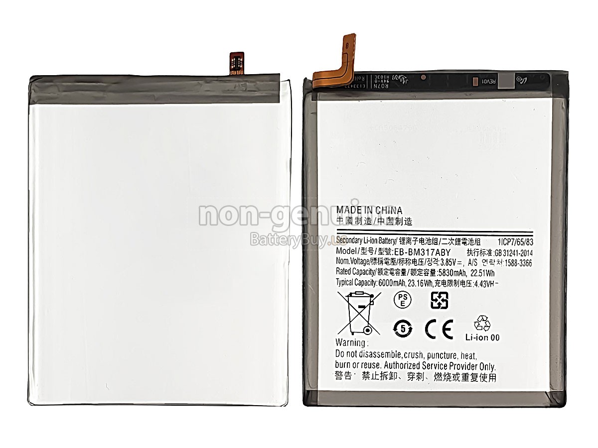 battery for Samsung GALAXY M31S SM-M317F/DS