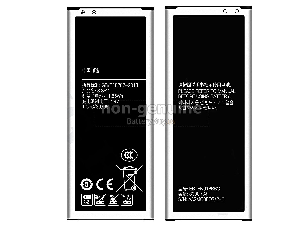 battery for Samsung GALAXY NOTE 4 SM-N9109W