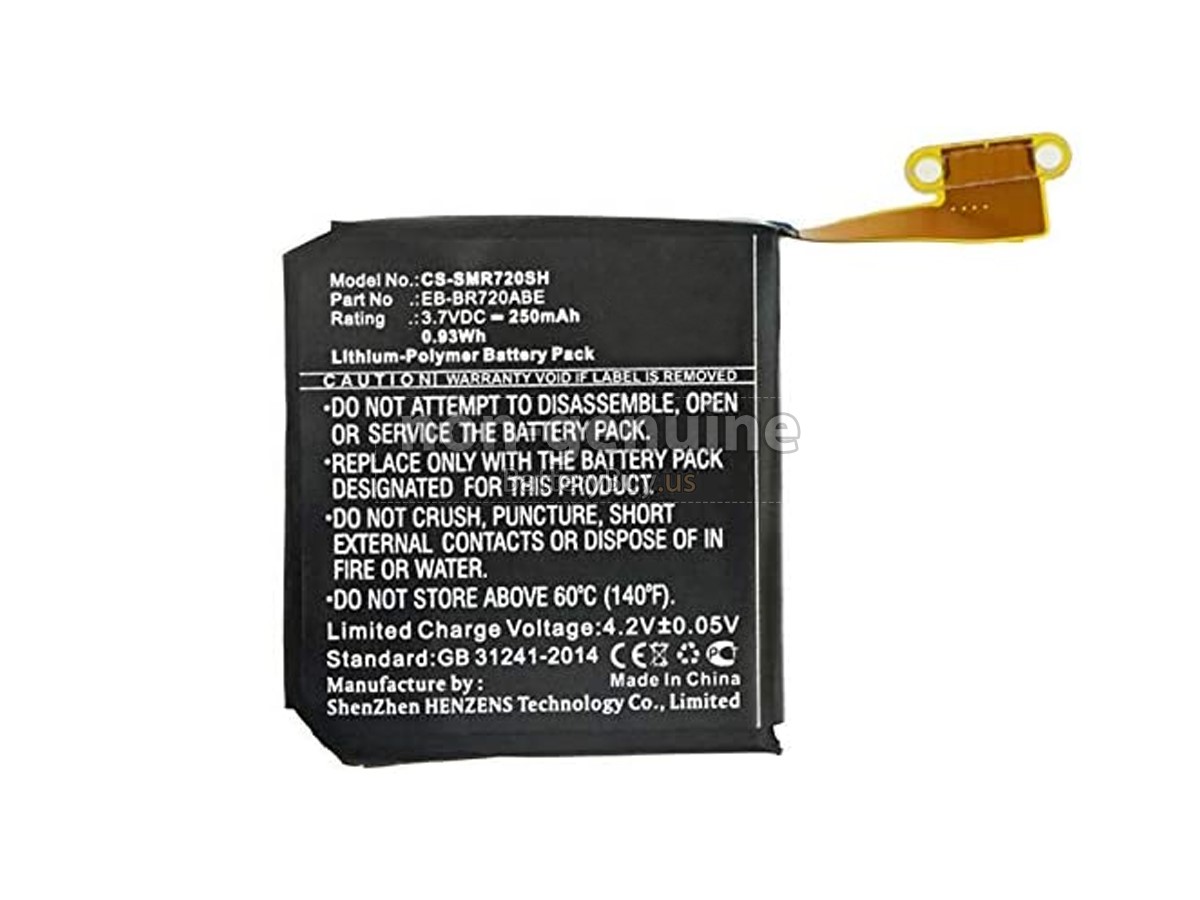 battery for Samsung GALAXY GEAR S2 CLASSIC