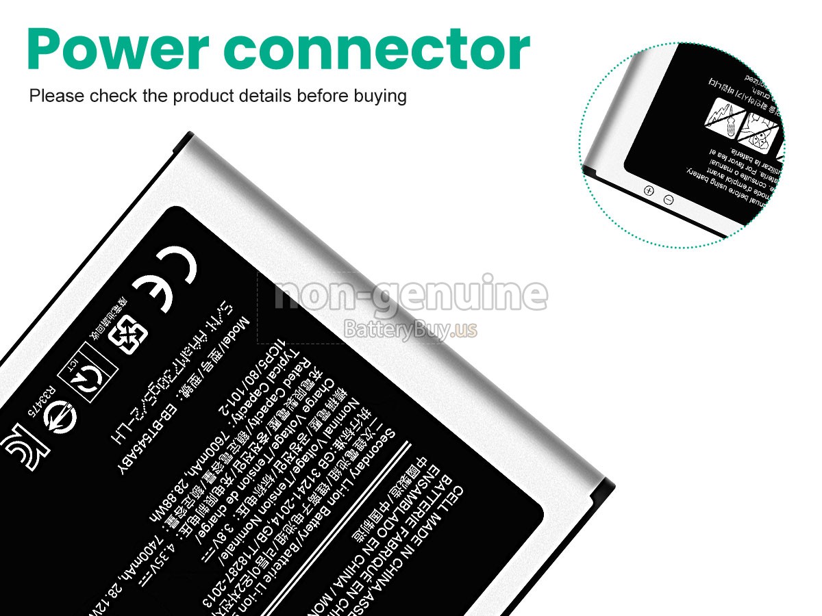 battery for Samsung EB-BT545ABY