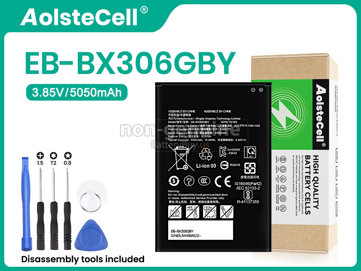 battery for Samsung EB-BX306GBY
