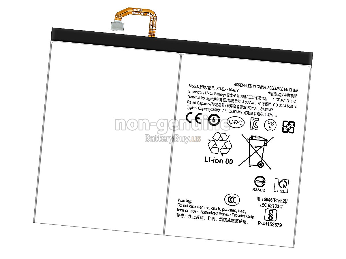 battery for Samsung EB-BX716ABY