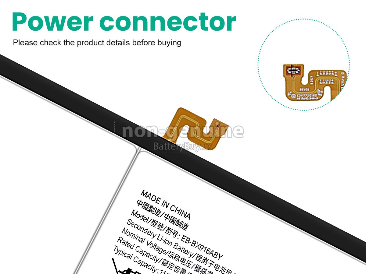 battery for Samsung SM-X906U