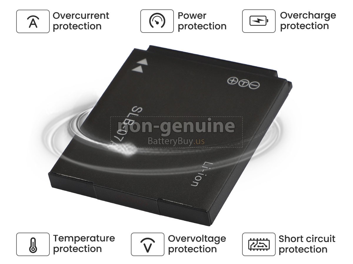 battery for Samsung SLB-07A