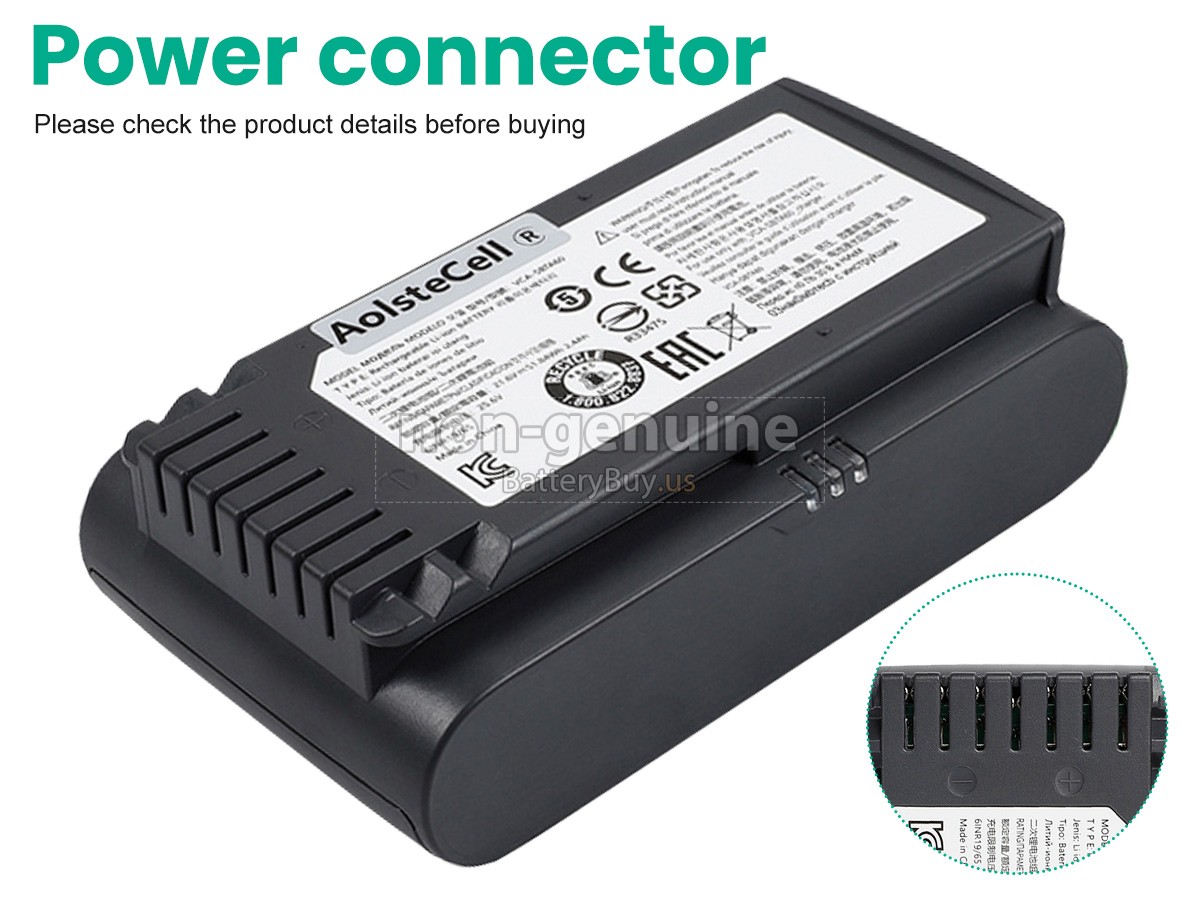 battery for Samsung VS20T7511T5/AA
