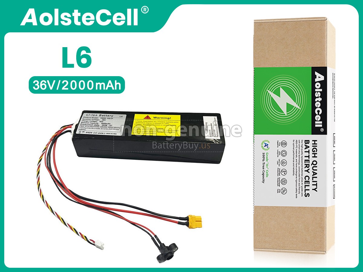 battery for Segway Ninebot 36V L6 ELECTRIC SCOOTER