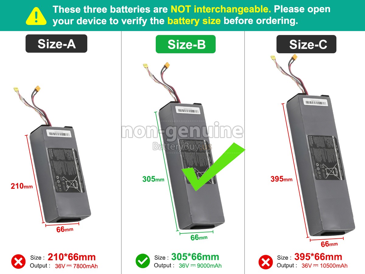 battery for Segway Ninebot H1319-H