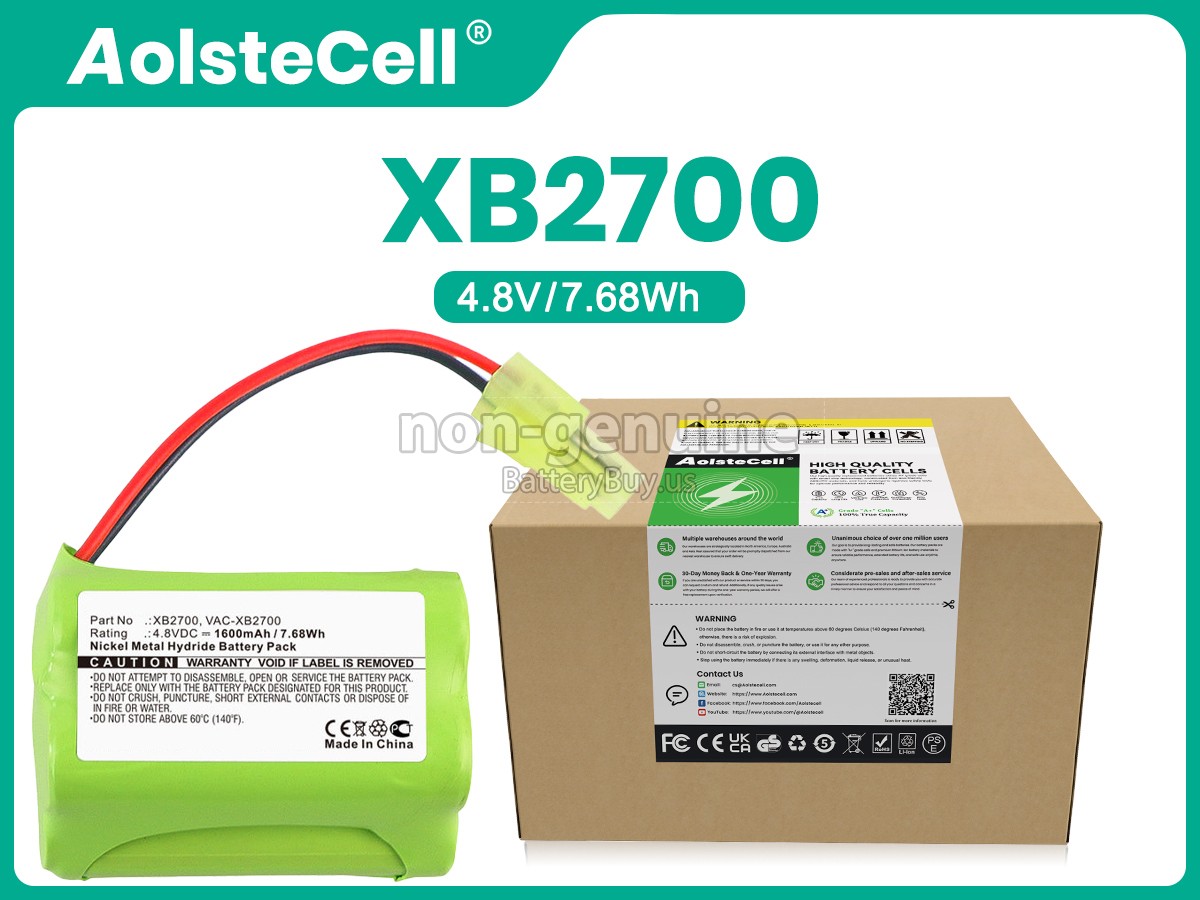 battery for Shark VAC-XB2700