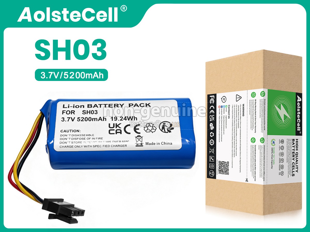 battery for Simplehuman MIRROR SH1S2P