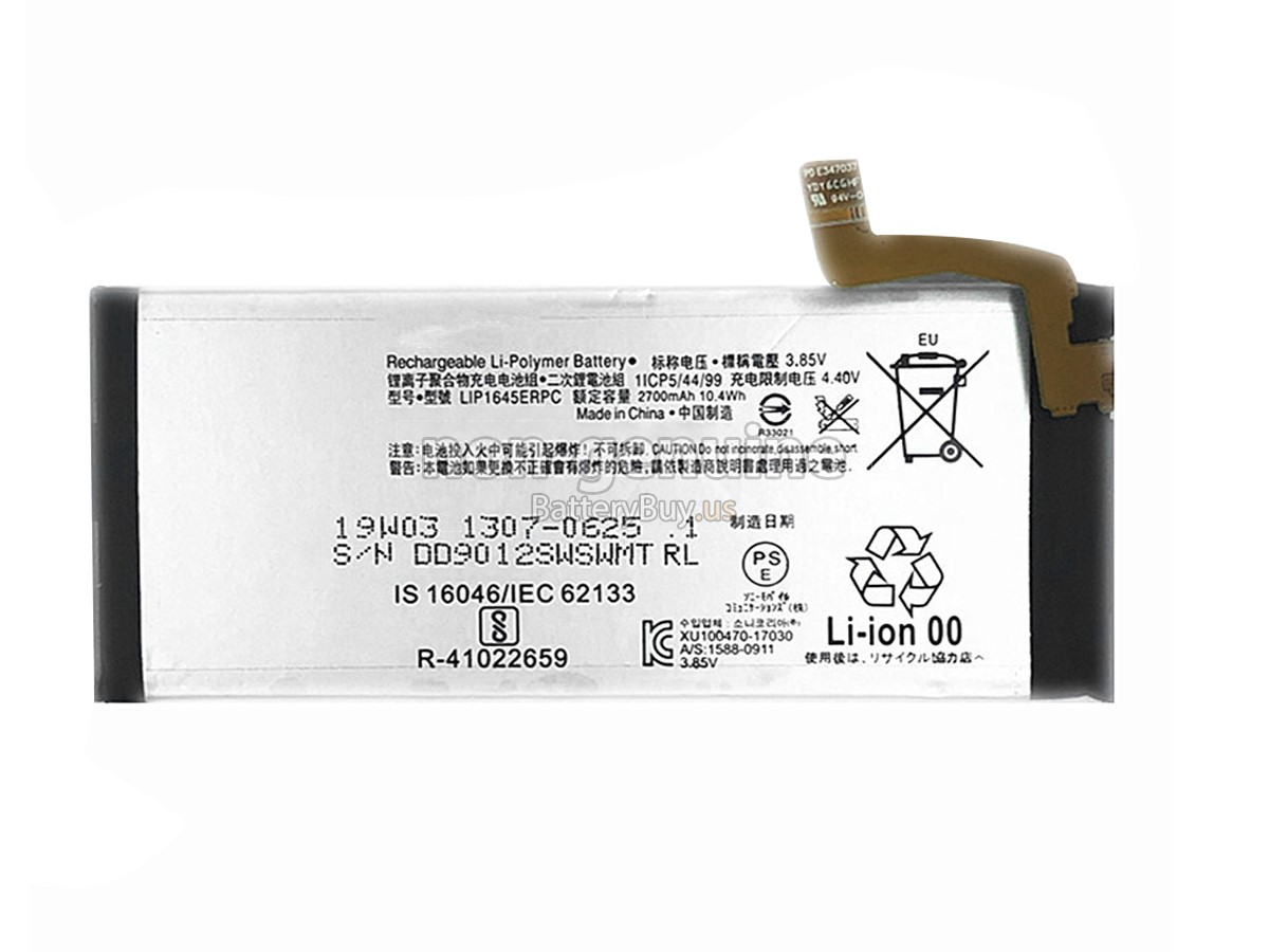 battery for Sony XPERIA XZ1