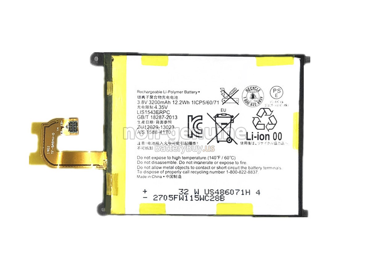 battery for Sony XPERIA Z2 L50W