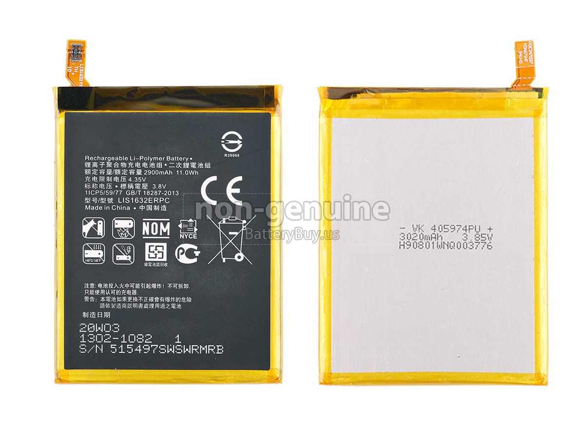 battery for Sony XPERIA XZS