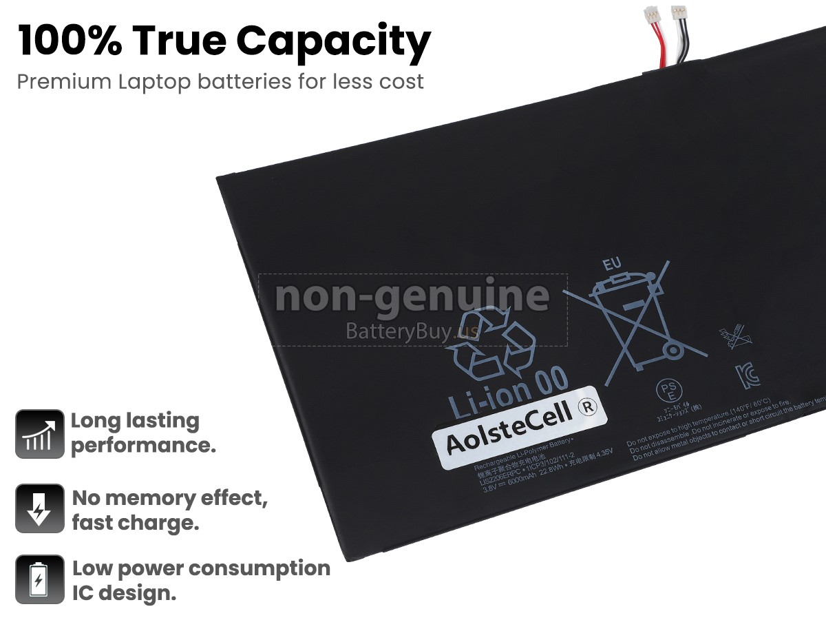 battery for Sony SGP541