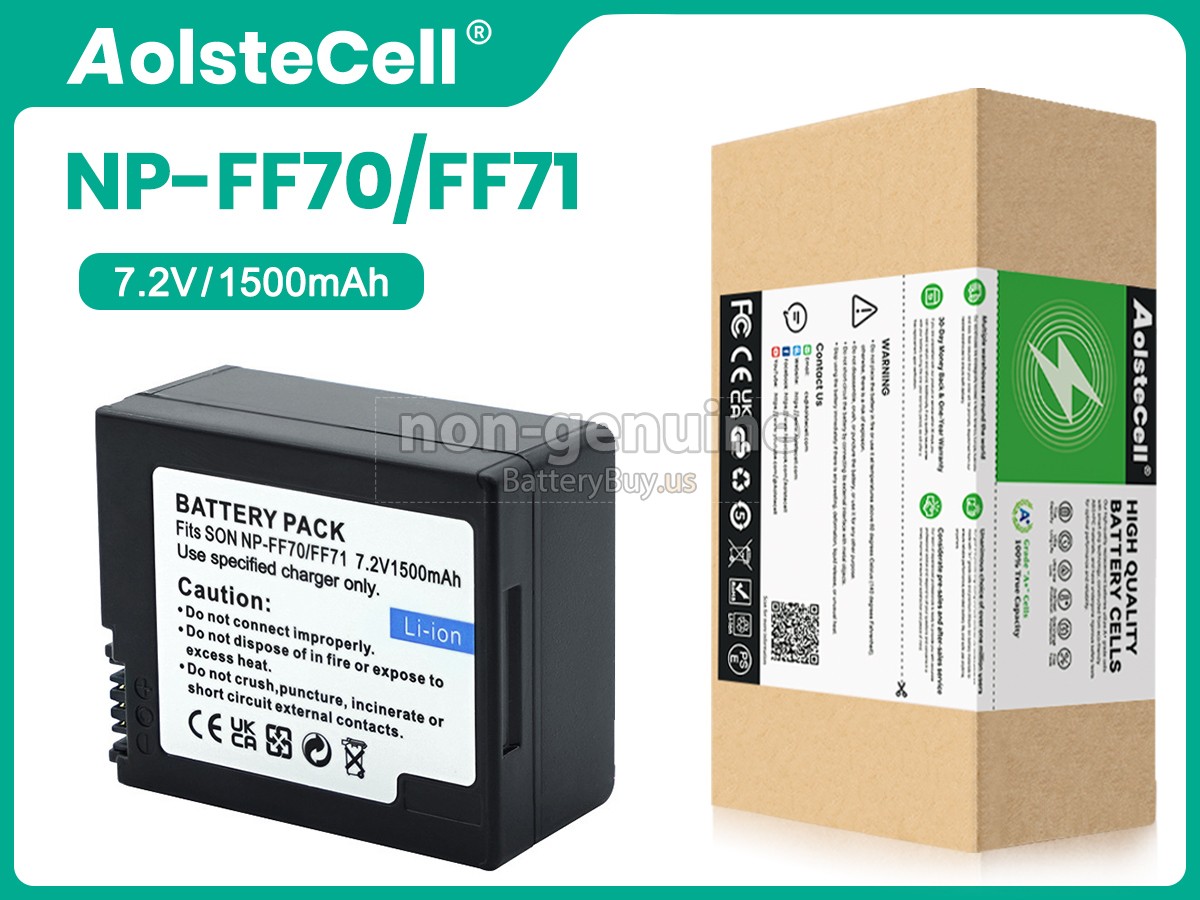 battery for Sony NP-FF71