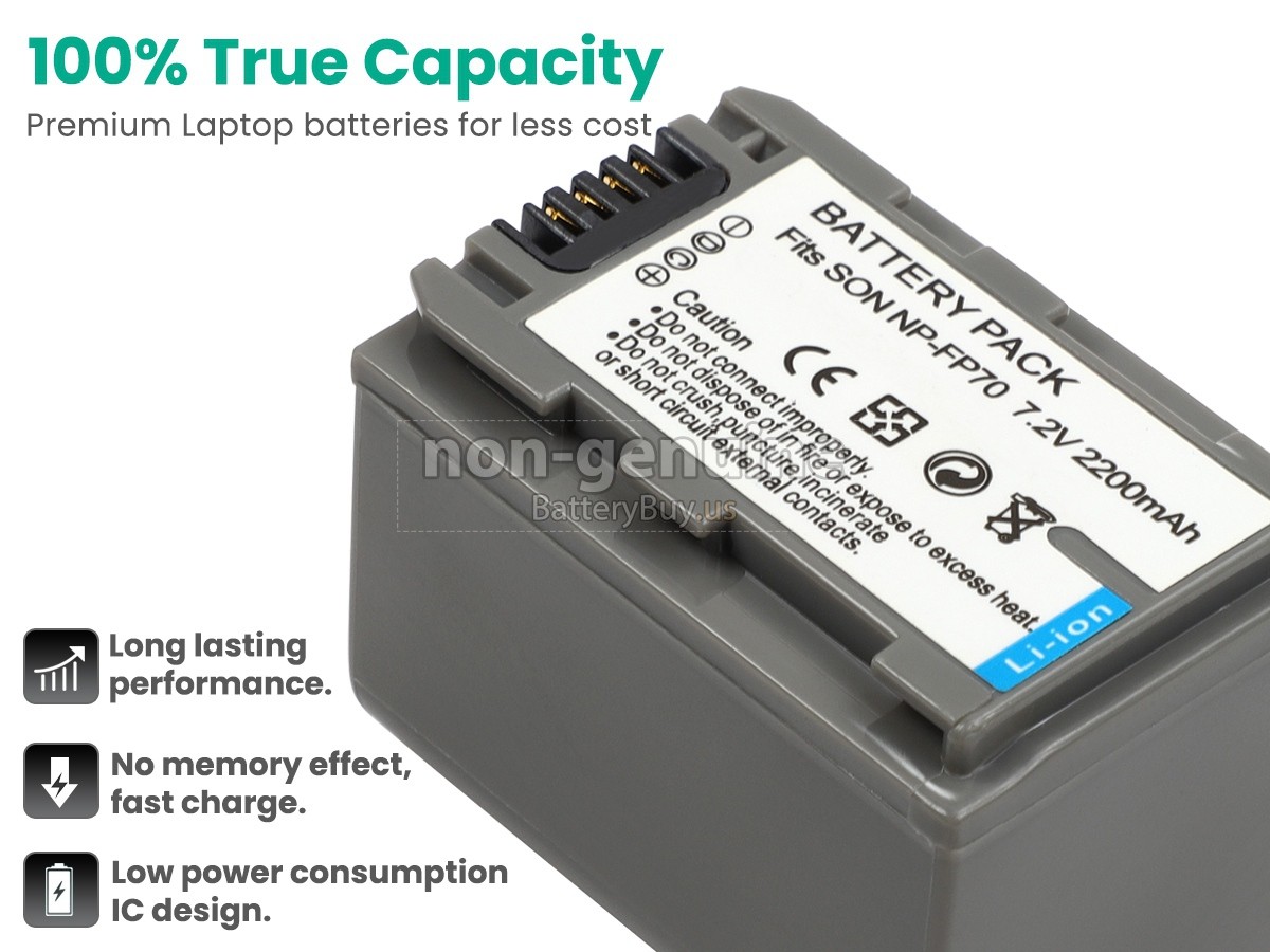 battery for Sony NP-FP71