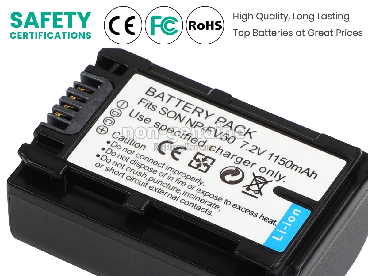 battery for Sony FDR-AX700