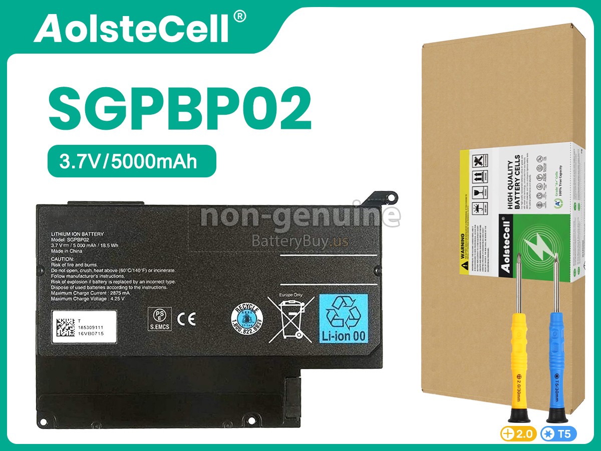 battery for Sony SGPT111CN