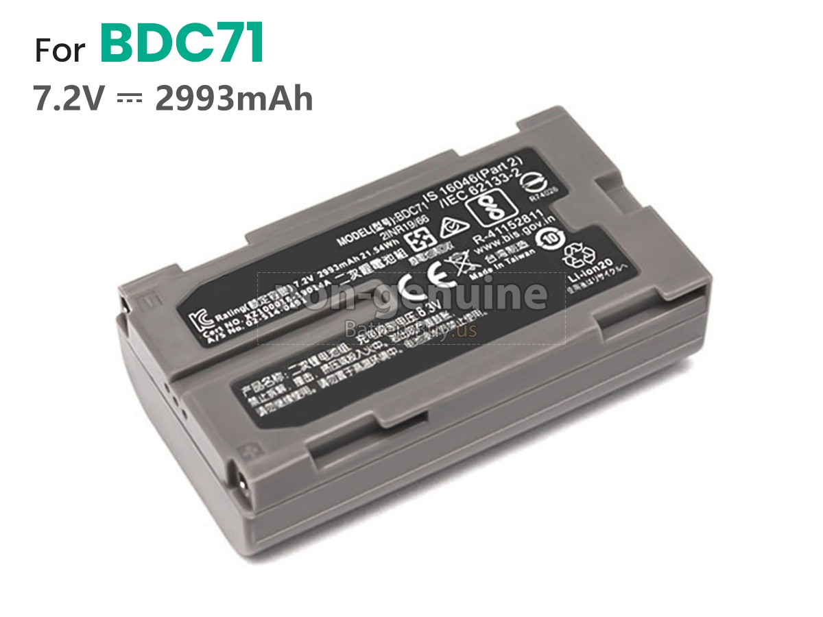 battery for Topcon BDC71