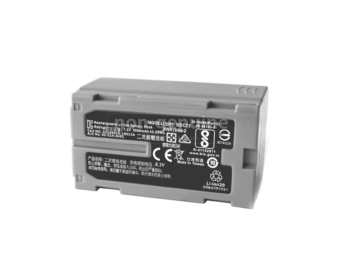 battery for Topcon BDC72