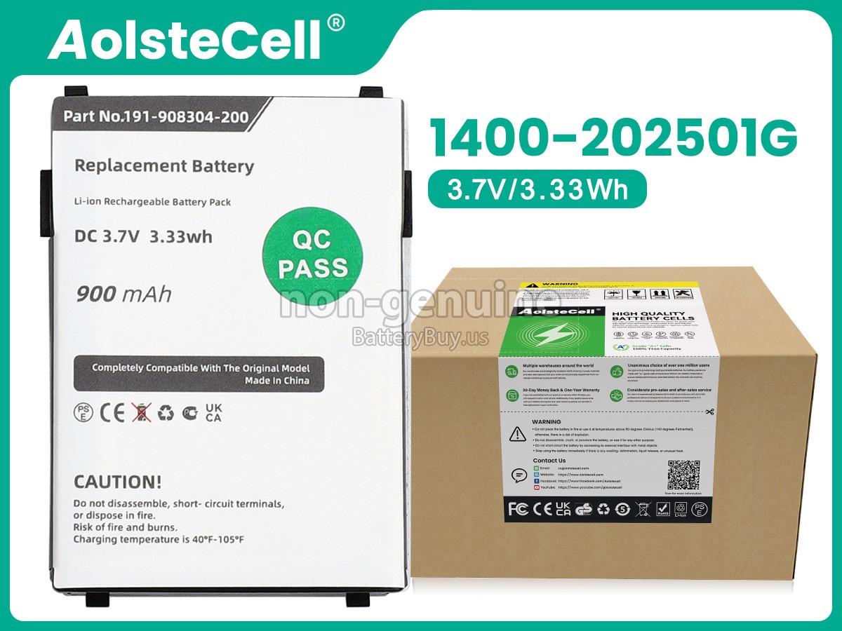 battery for Unitech 1400-202501G