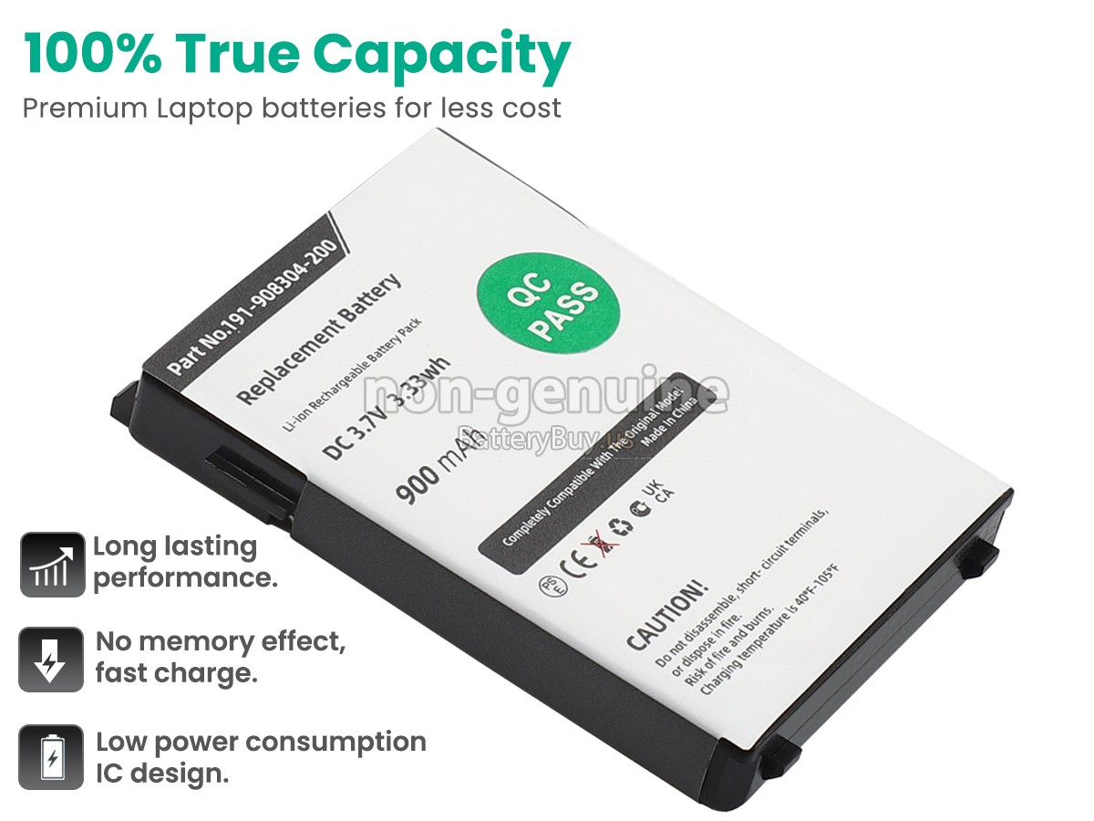 battery for Unitech 1400-202501G