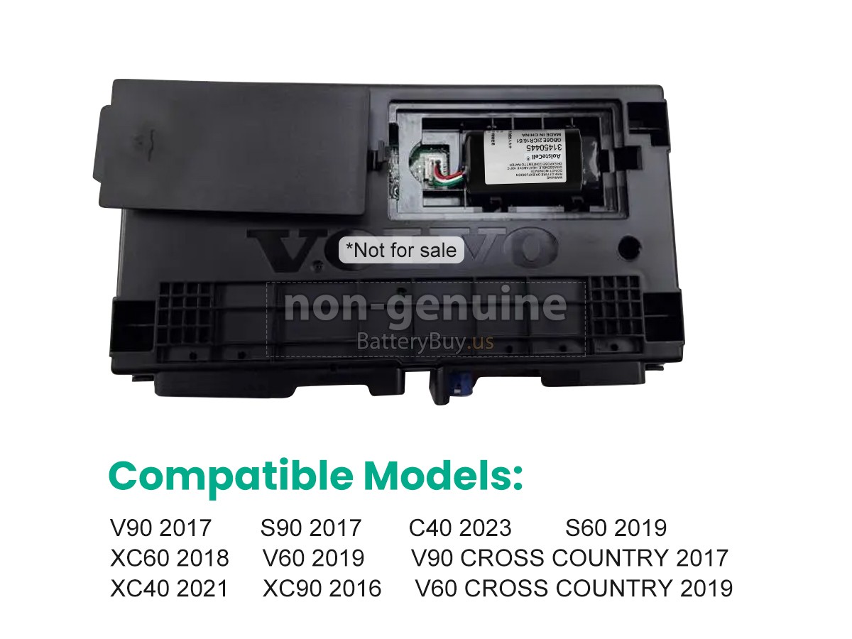 battery for Volvo V90 CROSS COUNTRY 2017