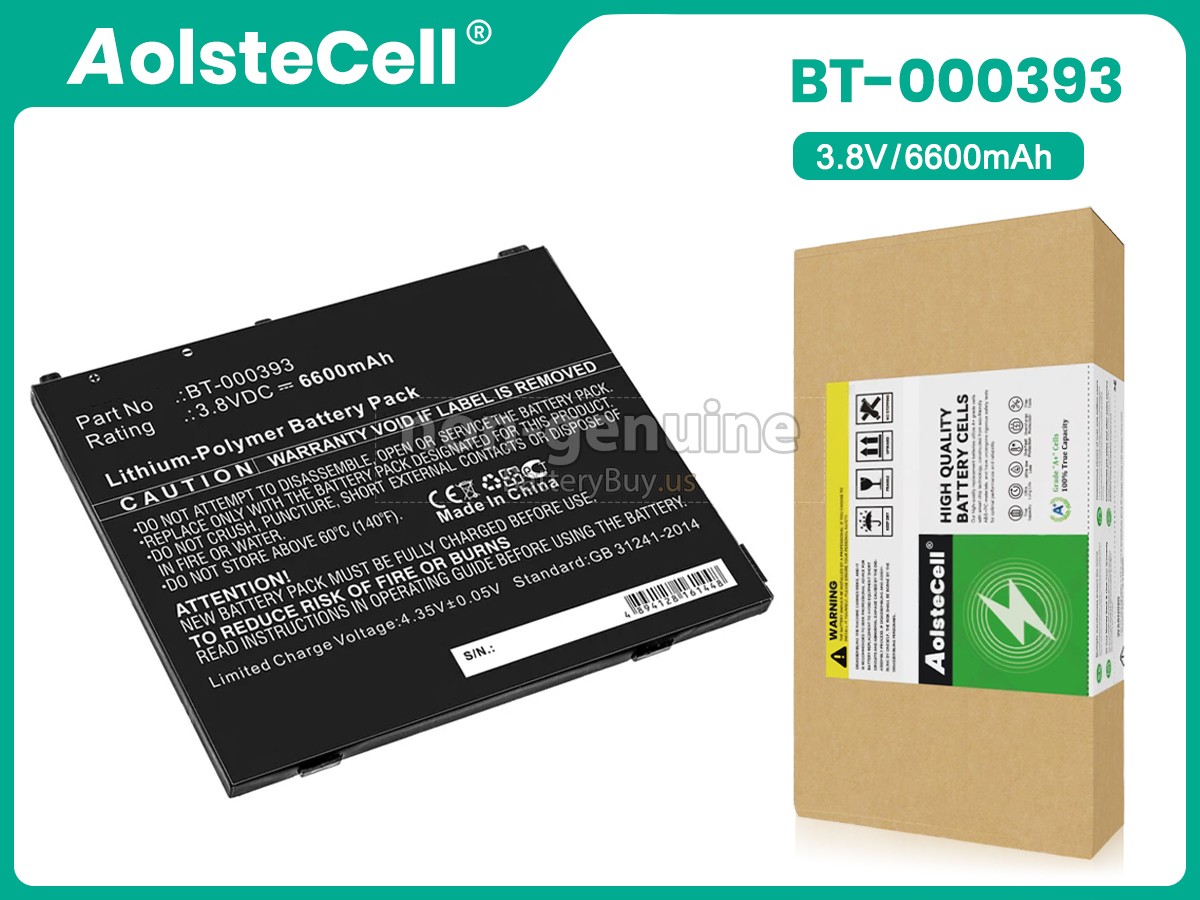 battery for Zebra BT-000393-00