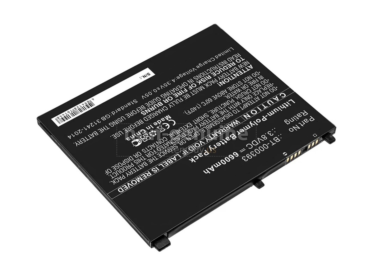 battery for Zebra BT-000393-00