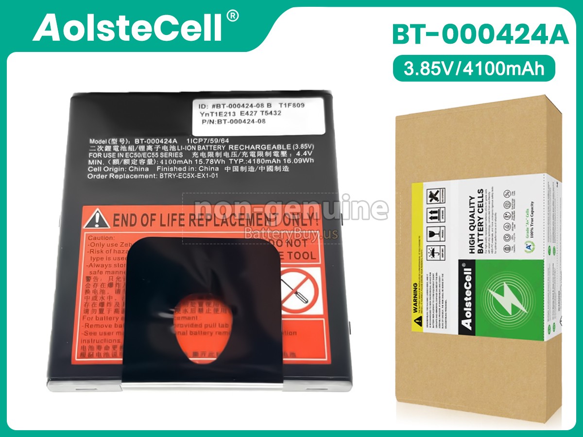 battery for Zebra EC55AK-11B132-NA EC55