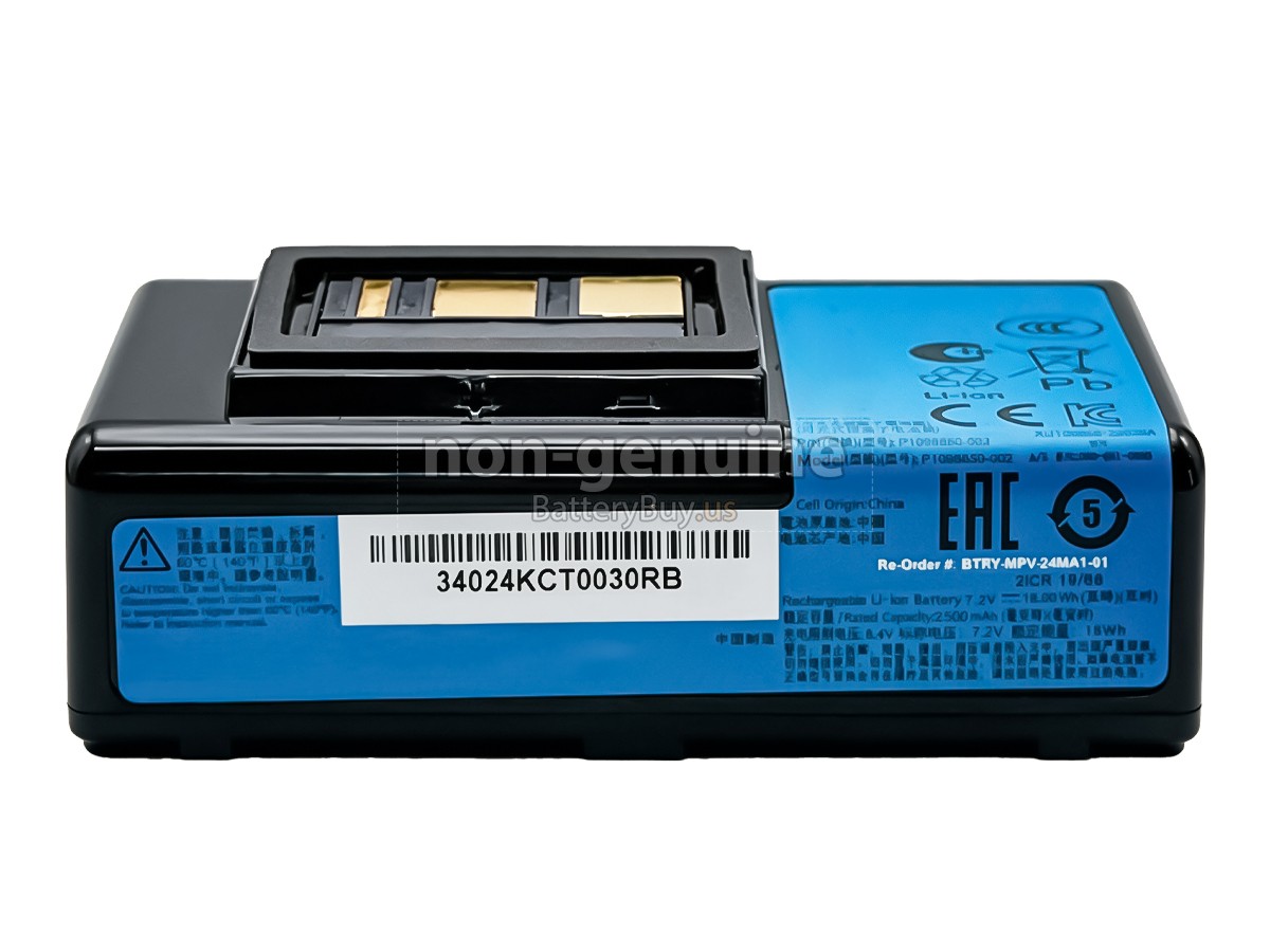 battery for Zebra BTRY-MPV-24MA1-01