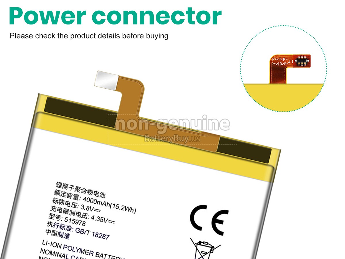 battery for ZTE BLADE X3