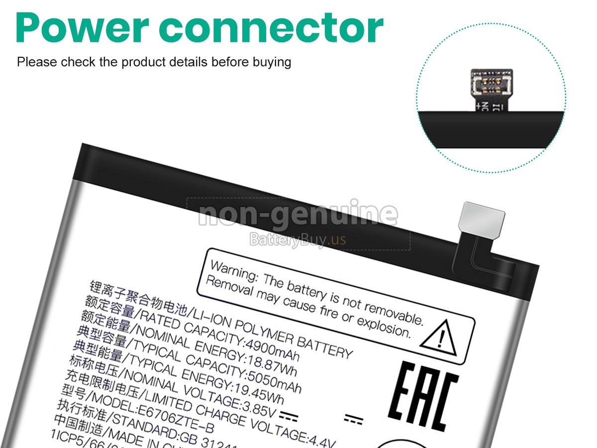 battery for ZTE E6706ZTE-B