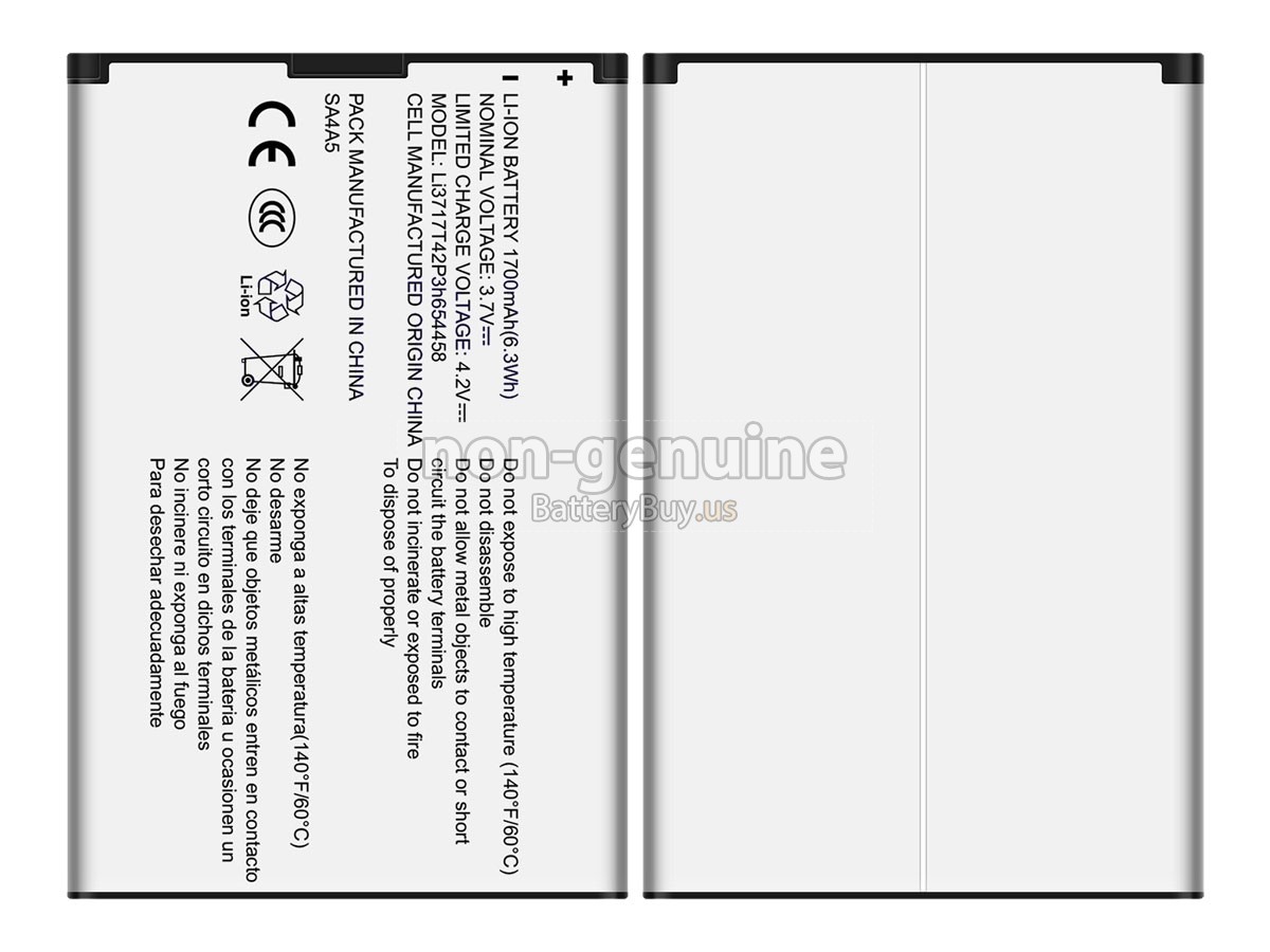 battery for ZTE EUFI890