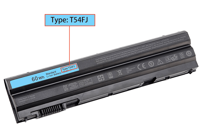 Dell battery part number identification